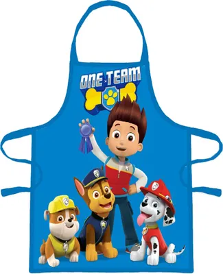 Obrázok produktu pre Detská zástera Paw Patrol One Team s čiapkou