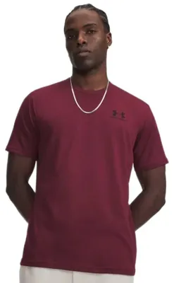 Produktbild von Under Armour Sportstyle Left Chest Logo Kurzarm-t-shirt Rot M / Regular Mann Rot M