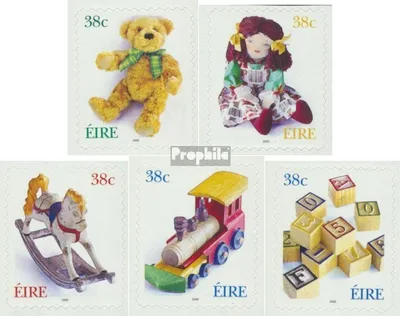 Produktbild von Briefmarken Irland 2002 Mi 1410-1414 (kompl.Ausg.) postfrisch Klassisches Kinderspielzeug
