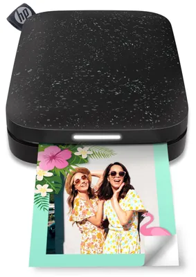 Immagine prodotto di HP Sprocket 200 - Stampante fotografica portatile (tecnologia di stampa allo zinco, Bluetooth, foto 5 x 7,6 cm), nero