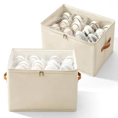 Imagen del producto de Juego de organizadores para zapatos, cajas apilables con tapa transparente, 2 unidades, para almacenamiento