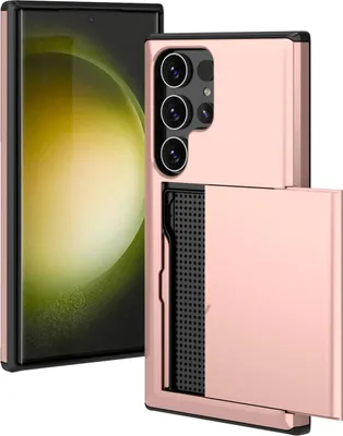 Image de imoshion Coque arrière avec porte-cartes pour le Samsung Galaxy S24 Ultra - Or rose