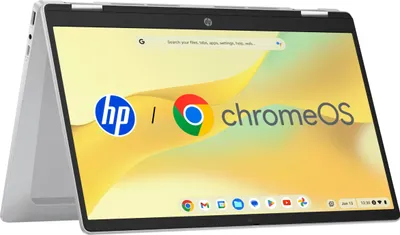 Produktbild von HP Chromebook x360 14b-cd0213ng, Intel® N, 35,6 cm (14"), 1366 x 768 Pixel, 4 GB, 128 GB, ChromeOS