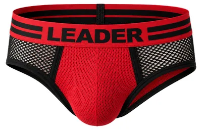 Imagen del producto de LEADER - Ropa Interior Slip Hombre - Loaded Brief Red - 1x Tamaño L