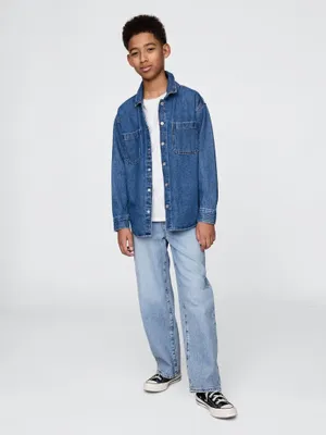 Produktbild von GAP Baggy Ultrasoft Kinderjeans 784735-00__XS