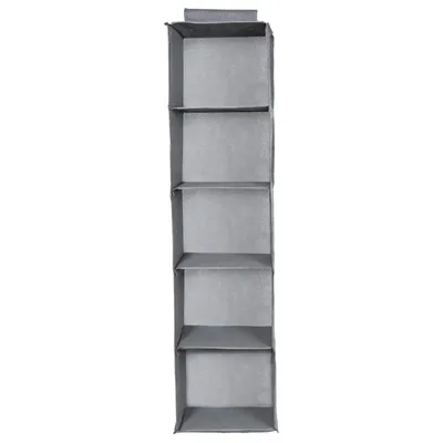 Produktbild von Hängeregal Kleiderschrank Organizer mit 5 Fächer Schrankorganizer Hängeaufbewahrung Hängeorganizer