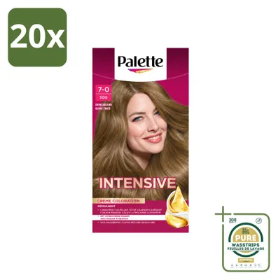 Zdjęcie produktu dla 20 sztuk farby do włosów Poly Palette, odcień ciemny blond 500, pojemność 115 ml - zestaw ekonomiczny