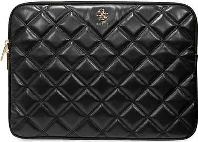 Produktbild von Guess Quilted 4G-Hülle Für Einen 14-Zoll-Laptop - Schwarz