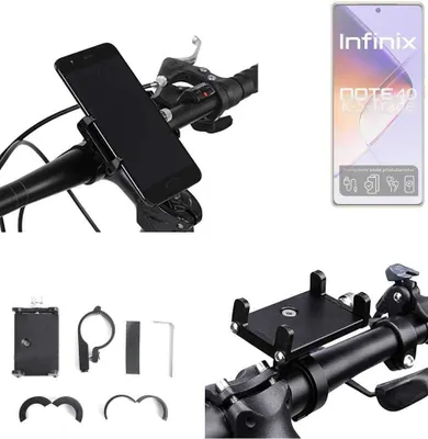 Produktbild von K-S-Trade Handyhalterung für das Fahrrad kompatibel mit Infinix Note 40 Halter Lenkstange Fahrradhalterung Motorrad Bike Mount Befestigung Smartphone