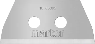 Produktbild von MARTOR 10 x TRAPEZKLINGE, Ersatzklingen Cuttermesser, Sicherheitsmesser, 19 mm, Scharf, Im Spender, 2-fach Nutzbar, NR. 60095