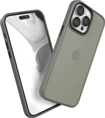 Produktbild von EAZY CASE - Outdoor Case kompatibel mit Apple iPhone 14 Pro Max, stoßfest, kratzfest, mit Kameraschutz, Silikonhülle in Grau