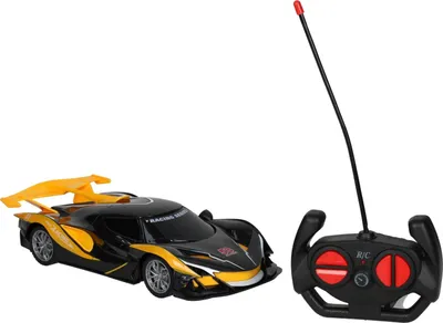 Image de RC voiture de course jaune