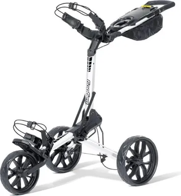 Image de Chariot de golf pliable BagBoy - Blanc et noir