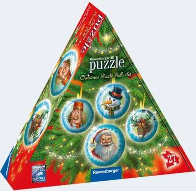 Produktbild von Ravensburger Erwachsenenpuzzle 11678 Christmas Puzzle-Ball Set