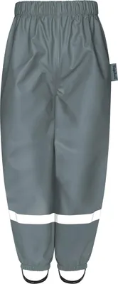 Immagine prodotto di Pantaloni impermeabili e antivento Playshoes, unisex, per bambini, colore grigio, modello con elastico in vita, taglia 116
