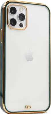 Produktbild von Hülle für Apple iPhone 12 Pro - Premium Plating Schutzhülle Handyhülle Silikon Case - Grün