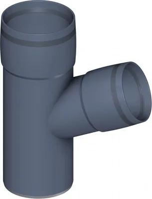 Produktbild von PoloPlast POLO KAL XS Abzweig DN 90/75, 67,5 Grad