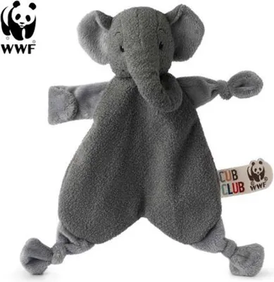 Produktbild von Cub Club - Schmusetuch Ebu der Elefant (grau, 30cm) für Kleinkinder Elephant Schnuffeltuch