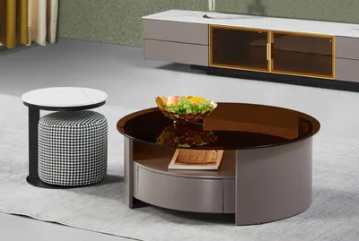 Obrázek produktu pro Šedý konferenční stolek Konferenční stolek design Moderní