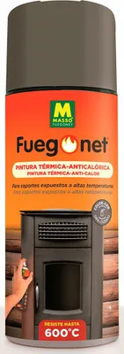 Zdjęcie produktu dla Farba chroniąca przed przegrzaniem Massó Fuegonet Spray Grey