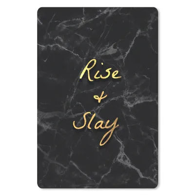Produktbild von MuchoWow® Mauspad Mousepad Zitate - Sprichwörter - Gold - Marmor 40x60 cm - Mousepads - Maus Mat - Pad - Mausunterlage - Schreibtisch Accesoire