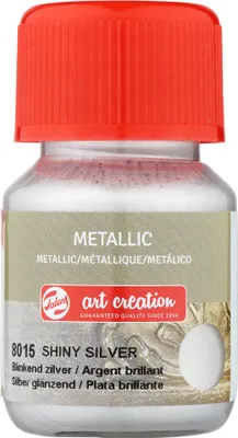 Obrázok produktu pre Talens Art Creation Metalická fľaša 30 ml strieborná lesklá 8015