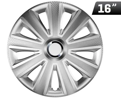 Productafbeelding van Aviator RC zilveren wielkappen, 16 inch, 4 stuks.