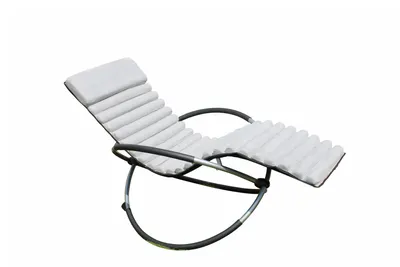 Produktbild von Leco Schaukelstuhlkissen grau - Maße: 177 cm x 55 cm x 5 cm; 39398114