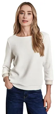 Produktbild von Street One Damen Shirt mit Streifen-Bündchen