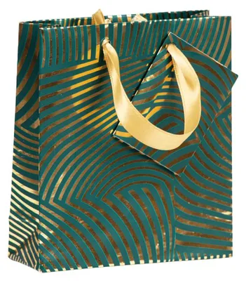Obrázek produktu pro Clairefontaine 212914C Clairefontaine vánoční dárkový sáček „Émeraude“, malý