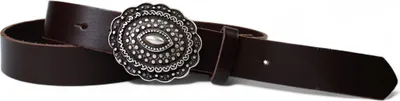 Produktbild von Ledergürtel Damen Echtleder 3 cm, verzierte Koppelschnalle, Gürtel FRONHOFER