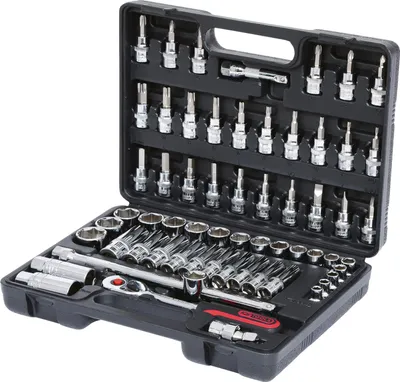 Obrázek produktu pro KS TOOLS 918.0661 - Steckschlüssel-Satz - 3/8" - 61 Kopf/Köpfe - Chrom-Vanadium-Stahl - 3,8 kg