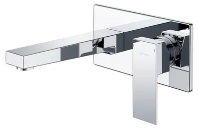 Imagen del producto de OLTENS, grifo de lavabo con sistema de instalación encastrada, alcance de 18,7 cm