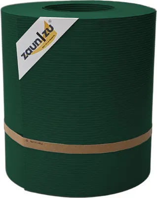 Produktbild von Sichtschutzstreifen zaun|zu RILLE MAXI 26m Rolle Blende für 24cm Gittermatten Grün 26m