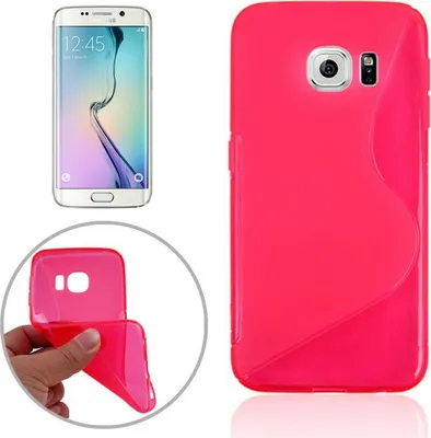 Produktbild von Handyhülle TPU Case für Handy Samsung Galaxy S6 Edge SM-G925 Pink