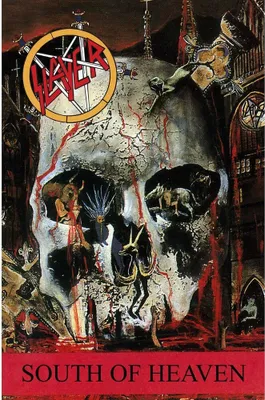 Immagine prodotto di Slayer - Poster "South Of Heaven", Tessuto RO4388 (Taglia unica) (A colori)
