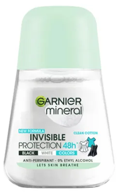 Immagine prodotto di Garnier Invisible Cotone Deodorante roll-on 50 ml 48 ore