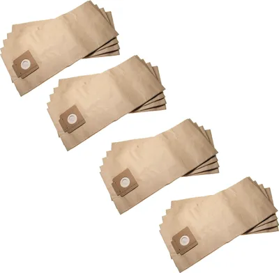 Produktbild von vhbw 20x Staubbeutel Ersatz für Kärcher 6.907-019.0 für Staubsauger - 26,5cm x 25cm braun