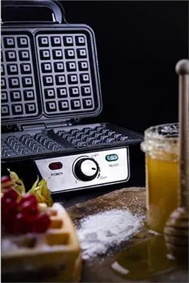 Productafbeelding van Camry CR 3046 Wafelijzer, zwart, 1000W, voor 2 wafels