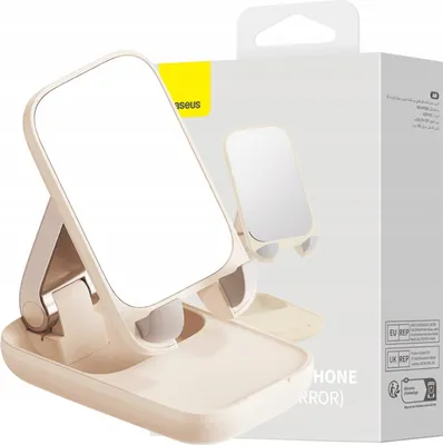 Obrázok produktu pre Baseus Seashell, Mobilný telefón / smartfón, Pasívny držiak, Stôl, Vnútorný, Cestovanie, Vonkajší, Béžová