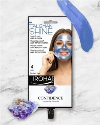 Produktbild von Iroha Nature 8436036432966, Reinigungsmaske, Frauen, Mischhaut, normale Haut, Antibakteriell, Exfoliation, Kräftigend, Feuchtigkeitsspendend, Glättend, AQUA, POLYVINYL ALCOHOL, BUTYLENE GLYCOL, GLYCERIN, ALCOHOL, SYNTHETIC FLUORPHLOGOPITE, CI 77891,...