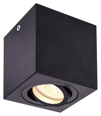 Zdjęcie produktu dla Triledo Pojedynczy reflektor sufitowy CL kątowy 8,5 cm czarny GU10