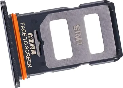 Produktbild von Ersatz SIM-Kartenhalter für Xiaomi Redmi Note 13 Pro 5G, Schwarz