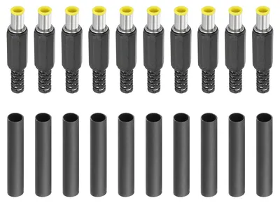 DC-Stecker 6,0 x 4,4 mm, 10 Stück, männlich, gelb