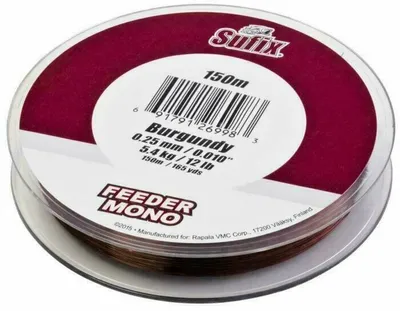 Image de Sufix Feeder Mono Burgundy 0,18 mm 150 m 2,8 kg Vasec