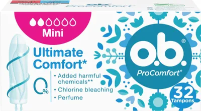 Image de O.B. ProComfort Mini Tampons 32 Count