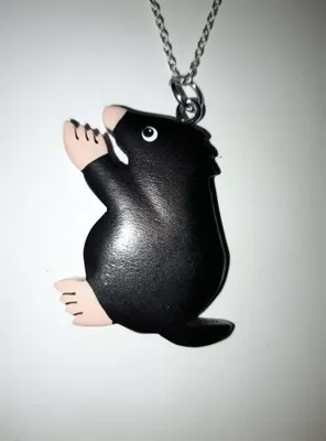 Produktbild von Kette mit Holzanhänger Maulwurf, Ketten Modeschmuck Tiere Tier mauwürfe