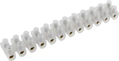 Produktbild von ChiliTec 17905 Lüsterklemmen für 4,0-10mm², 12 Klemmen Messingeinsatz, transparent