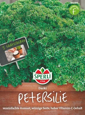 Produktbild von Sperli Petersilie Darki - 5 Saatscheiben - Kräutersamen