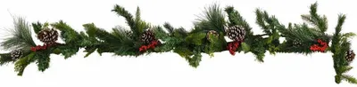 Produktbild von Zweige und Beeren Weihnachtsgirlande 1,8m